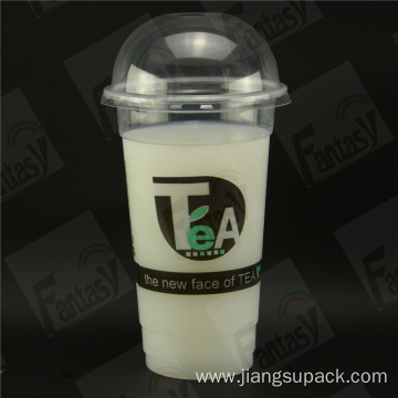 Disposable pp blister plastic cold hot drinks cup